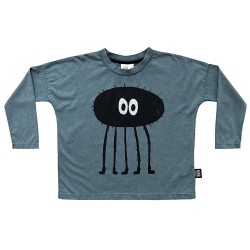 MR. SPIDER Longsleeve  Blue - Size : (1-2)