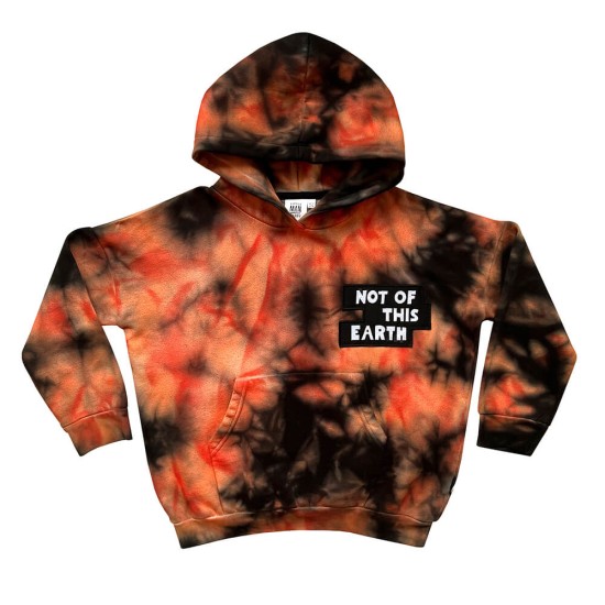 NOT OF THIS EARTH Hoodie  Tie Dye