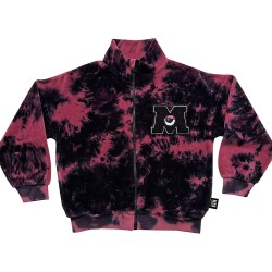 MONSTER Tie Dye Zip Jacket  Maroon - Size : (2-3)