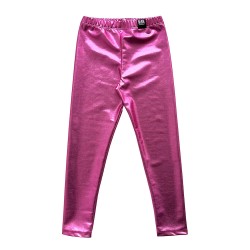 SHINY Leggings   PINK - Size : (13-15)