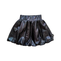 SHINY SNAKE Balloon Skirt  Black - Size : (2-3)