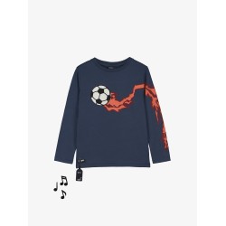 Goal Sound Tee  Navy - Size : (4)