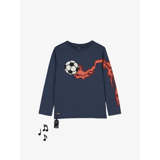 Goal Sound Tee  Navy