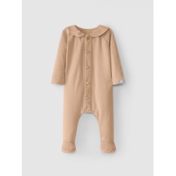 Babygrow w/ Collar  Nude - Size : (3M)