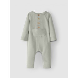 Romper Carded jersey w/pocket mint blu - Size : (18M)