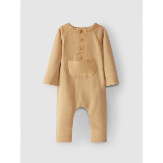 Romper Carded jersey w/pocketAlmond