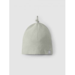 Beanie with knot Mint blu - Size : (3/6M)