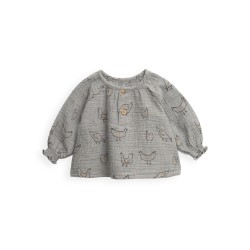 Printed Woven Shirt  Family - Size : (9M)