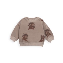 Printed Fleece Sweater  Cesar - Size : (3M)