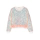 Embellished squinned sweatshirtPeach