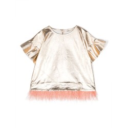 Embellished topGold - Size : (2)