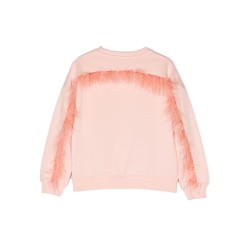 Embellished sweatshirtPeach - Size : (2)