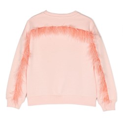 Embellished sweatshirtPeach - Size : (2)