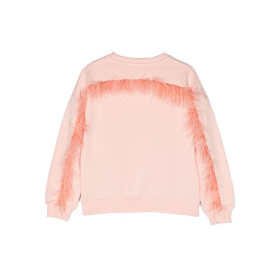 Embellished sweatshirtPeach