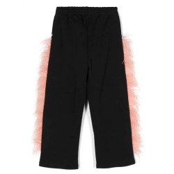 Embellished Straight leg pantsBlack - Size : (2)