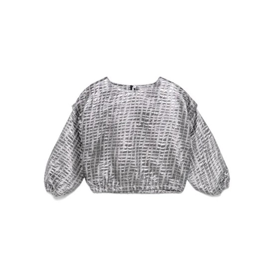 Metallic Jacquard TopMetallic
