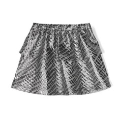 Metallic  Jacquard SkirtMetallic - Size : (2)