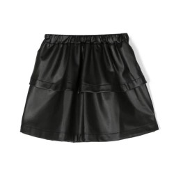 Faux Leather SkirtBlack - Size : (2)