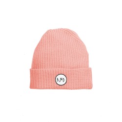 Knitted Beanie  Peach - Size : (one size)