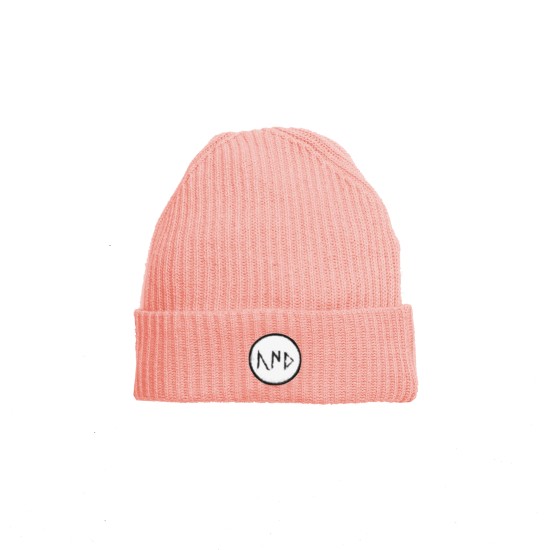 Knitted Beanie  Peach
