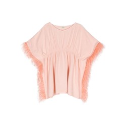 Embellished Kaftan Dress  Peach - Size : (2-4)