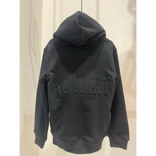 Kuwait National Hoodies  black