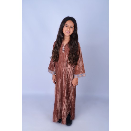 Velvet Kaftan  Brown