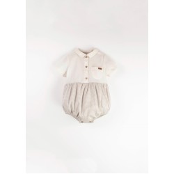 Off-White contrasting romper suit  - Size : (9-12m)