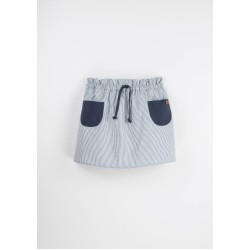 Skirt with Navy blue pockets - Size : (4) - Colour : (black)