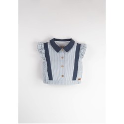 Navy Blue top - Size : (6)