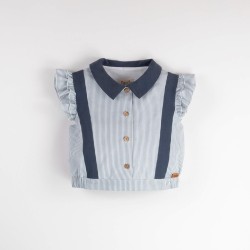 Navy Blue top - Size : (6)