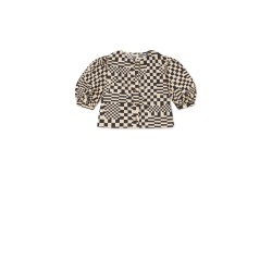 Nevermore Blouse  cream-black - Size : (2-3)