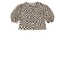 Nevermore Blouse  cream-black - Size : (2-3)