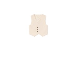 Outcast Waistcoat-cream - Size : (6-7)