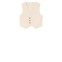 Outcast Waistcoat-cream - Size : (6-7)