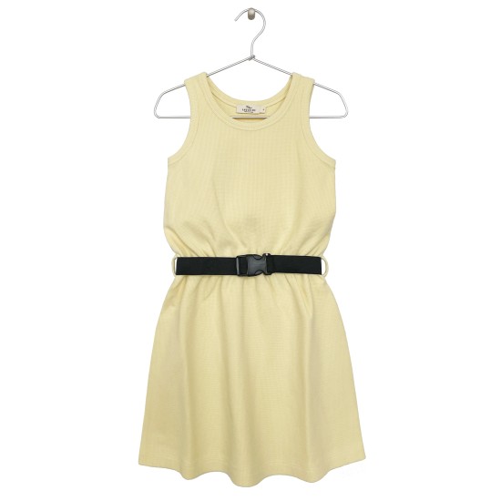 Belted Dress  Yellow