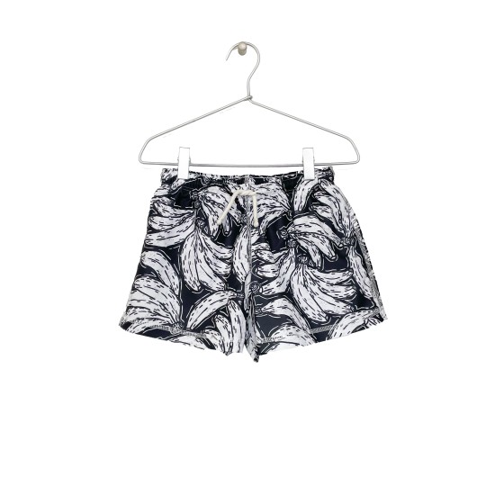Banana-print Swim Shorts  Black