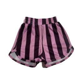 Striped Running shorts  Pink - Size : (2)