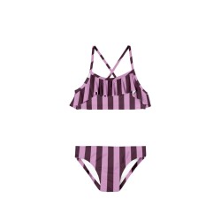 Ruffled Bikini Set     Pink - Size : (2)
