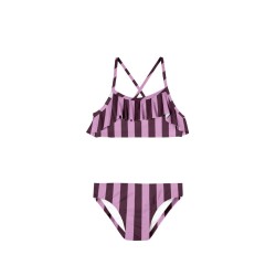 Ruffled Bikini Set     Pink - Size : (2)