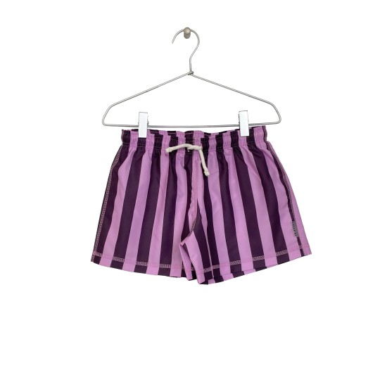 Striped Swim Shorts  Pink