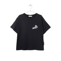 Paradise Print T-Shirt  Black - Size : (2)