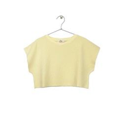 Cropped Top  Yellow - Size : (2)