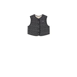 Opposite Stitch Vest  Black - Size : (2-3)