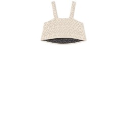 Opposite Stitch Sun Top  cream - Size : (6-7)