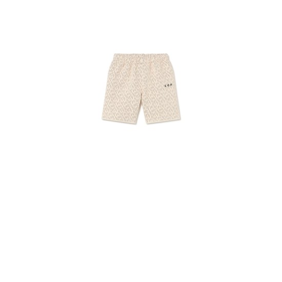 Opposite Stitch Shorts  cream