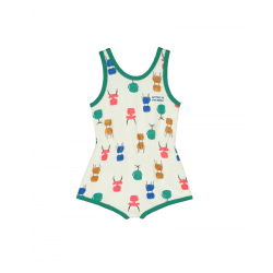 Chicago Playsuit-  milk - Size : (2-3)