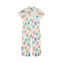 Dubai Jumpsuit- milk - Size : (2-3)