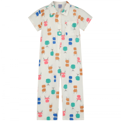 Dubai Jumpsuit- milk - Size : (2-3)