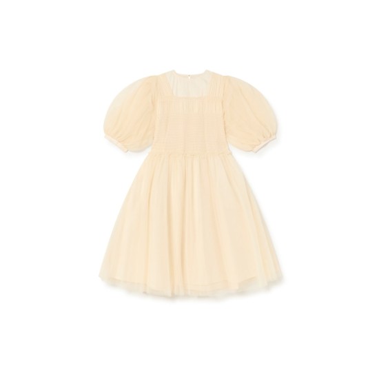 Wednesday Tulle Dress- off white